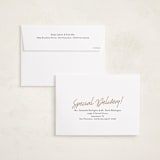 "Oh what fun script" - Holiday Cards in Linen by Karidy Walker - FREE Recipient Addressing