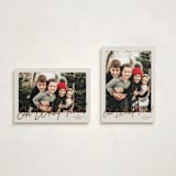 "Oh what fun script" - Holiday Cards in Linen by Karidy Walker - Photo Orientation Options