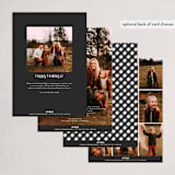 "& Hugs" - Holiday Cards in Snow by Melanie Severin - Back of Card Options