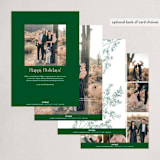 "VERY MERRIED" - Holiday Cards in Merry by Design Lotus - Back of Card Options