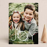 "Infinite Joy" - Holiday Cards in Snow by Ally Madison - Front