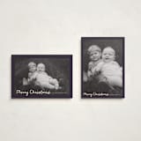 "Christmas Pudding" - Holiday Cards in Midnight by Ani Somi - Photo Orientation Options