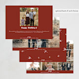"we're merrier together" - Holiday Cards in Holly by Lisa Assenmacher - Back of Card Options