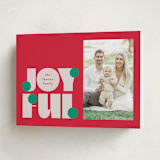 "pop joy" - Holiday Cards in Mistletoe by Lori Wemple - Folded Card