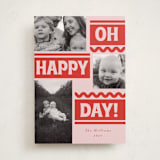 "Ski Slope" - Holiday Cards in Winter Rose by Baumbirdy - Front