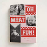 "Ski Slope" - Holiday Cards in Winter Rose by Baumbirdy - Folded Card