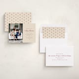 "Charming Stripe" - Holiday Cards in Stocking by Olivia Raufman - Assembled