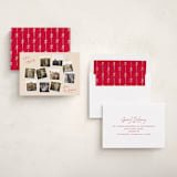 "Vintage Collage" - Holiday Cards in Berry by Lisa McLean - Assembled