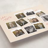 "Vintage Collage" - Holiday Cards in Berry by Lisa McLean - Detail