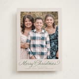 "Classically" - Holiday Cards in Fir by Everett Paper Goods - Front