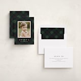 "Balmoral Green" - Holiday Cards in Pine by Olivia Kanaley Inman - Assembled