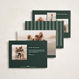 "Colored Edge" - Holiday Cards in Hunter by Jennifer Postorino - Back of Card Options