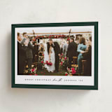 "Colored Edge" - Holiday Cards in Hunter by Jennifer Postorino - Folded Card
