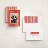 "Delightful" - Holiday Cards in Maraschino by Pixel and Hank - Assembled