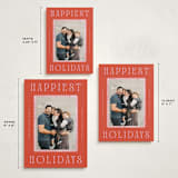 "Delightful" - Holiday Cards in Maraschino by Pixel and Hank - Formats Available