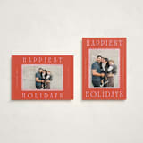 "Delightful" - Holiday Cards in Maraschino by Pixel and Hank - Photo Orientation Options