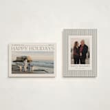 "Holiday Headlines" - Holiday Cards in Ink by Ekko Studio - Photo Orientation Options