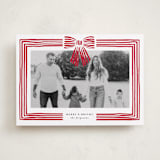 "Ribbon Framed" - Holiday Cards in Snow by Iveta Angelova - Front