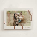 "Joy Border" - Holiday Cards in Cookie Dough by Brianne Larsen - Front