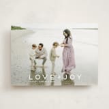 "love joy" - Holiday Cards in Snow by Kate Ross - Front