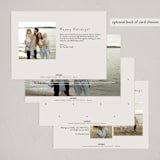 "Joyful" - Holiday Cards in Smoke by taylorVdesign - Back of Card Options