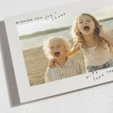 "Joyful" - Holiday Cards in Smoke by taylorVdesign - Detail