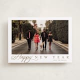 "Footnote" - Holiday Cards in Honey by Carolyn MacLaren - Front