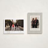 "Footnote" - Holiday Cards in Honey by Carolyn MacLaren - Photo Orientation Options