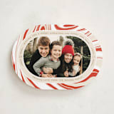 "Peppermint Flavor" - Holiday Cards in Peppermint by Oscar and Emma - Karly Depew - Front