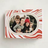 "Peppermint Flavor" - Holiday Cards in Peppermint by Oscar and Emma - Karly Depew - Folded Card