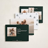 "Minimal tree farm" - Holiday Cards in Forest by Michelle Harrick - Back of Card Options