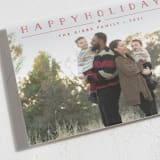 "Height of Happiness" - Holiday Cards in Holly by Carolyn MacLaren - Detail