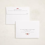 "Coastal Garland" - Holiday Cards in Winter Mint by Everett Paper Goods - FREE Recipient Addressing