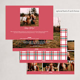 "peace and hope" - Holiday Cards in Snow by Leah Ragain - Back of Card Options