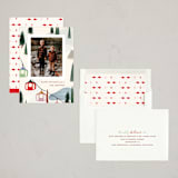 "Gondola Ride" - Holiday Cards in Cardinal by Julie Murray - Assembled