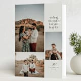 "Peace, Love, Laughter" - Holiday Cards in Classic by Heather Cairl - Folded Card