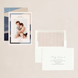 "Super Border" - Holiday Cards in Blue Jean by Pixel and Hank - Assembled