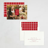 "Classic Love" - Holiday Cards in Poinsettia by Brianne Larsen - Assembled