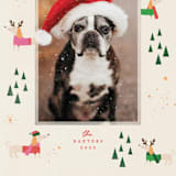"Howlidays" - Holiday Cards in Biscuit by Lisa Cersovsky - Detail
