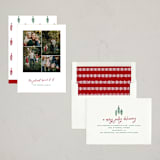 "A Merry Bunch" - Holiday Cards in Holly Berry by Jessica Corliss - Assembled