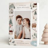 "Hometown" - Holiday Cards in Champagne by Maja Cunningham - Folded Card