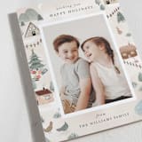 "Hometown" - Holiday Cards in Champagne by Maja Cunningham - Detail