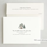 "Hometown" - Holiday Cards in Champagne by Maja Cunningham - FREE Recipient Addressing