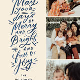 "Merry Days" - Holiday Cards in Chambray by Julie Murray - Detail