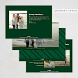 "For the Treats" - Holiday Cards in Emerald by 2birdstone - Back of Card Options