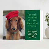 "For the Treats" - Holiday Cards in Emerald by 2birdstone - Folded Card