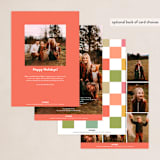 "Colorful Sentiment" - Holiday Cards in Papaya by Lisa McLean - Back of Card Options