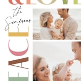 "Colorful Sentiment" - Holiday Cards in Papaya by Lisa McLean - Detail