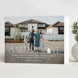 "Merry Move" - Holiday Cards in Snowball by Erica Krystek - Folded Card