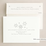 "In the Snow" - Holiday Cards in Frost by Jennifer Holbrook - FREE Recipient Addressing